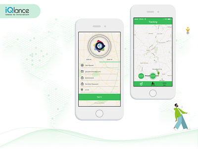 Dollar Drive | UI/UX | iQlance Solutions android app app design design illustration iphone logo mobile ui ux web design