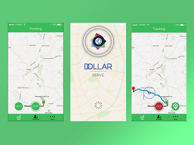 Dollar Drive Mobile App - Designed By Team