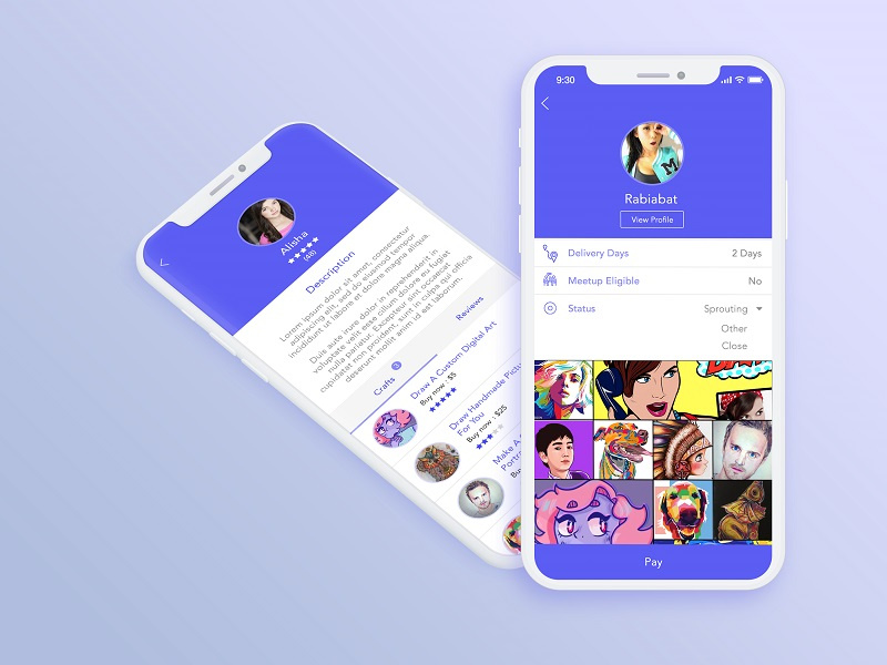 Look at our favorite Social apps Design - by iQlance web android iphone design app mobile media social