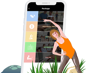 Fitness Trainer App Design app design fitness mobile trainer