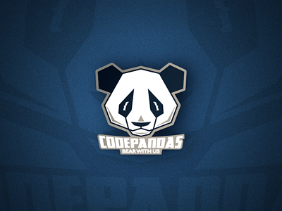 CodePandas code coding design emblem emblem logo group logo panda panda emblem panda logo vector