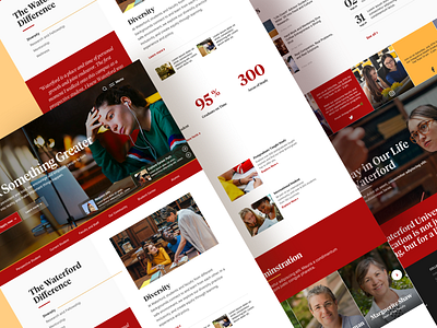 University Website (Concept) college design inspiration school student ui university ux website