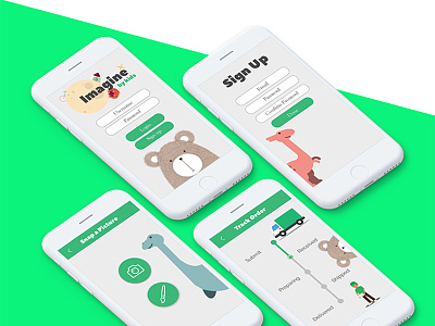 Dribbble Debut android app debut draw ios kids app mobile toys