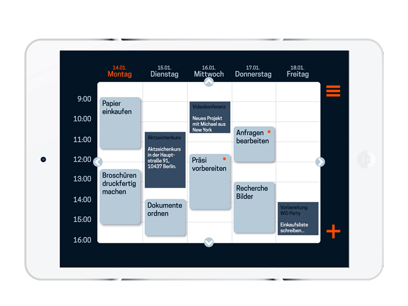 To Do App prototype animation app appdesign calender prototype task todo ui ux