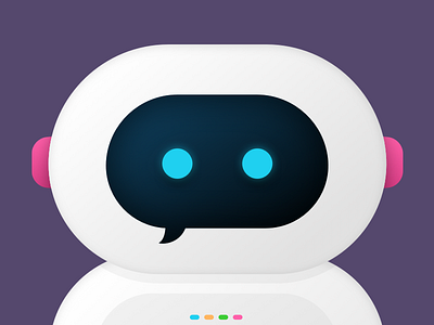 Bobo One - A chat bot ai bot character chat illustration mascot minimal robot