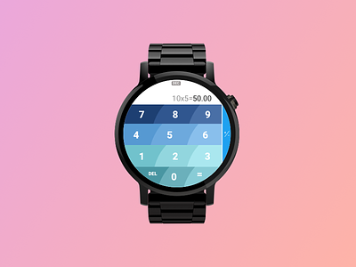 Calculator Button Ergonomics app calculator watch wear wearable