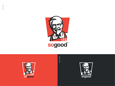 What if KFC Became Flat brand brand identity branding logo logo design symbol