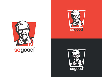 KFC Logo made Flat brand brand identity branding flat flat logo kfc logo logo design symbol