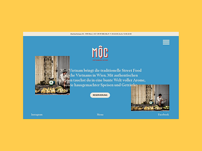 Hero - Webdesign - Moc Vietnam branding design figma graphicdesign hero section logo ui vector web website