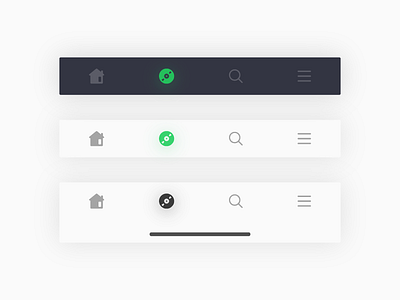Spotify Redesigned: Navbar Types app clean minimal redesign theme ui ux