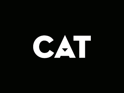 Cat cat subliminal typography
