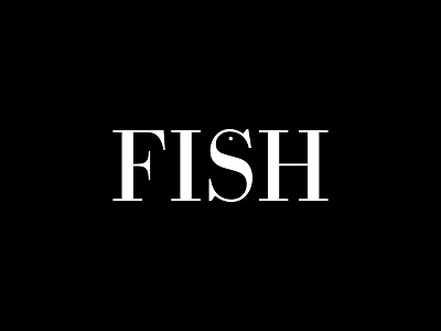 Fish cat subliminal typography