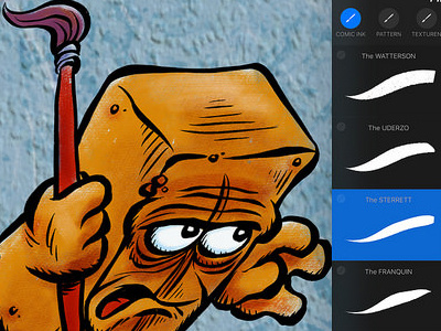Bernd das Brot - Procreate Brush Demo bernd das brot brushes demo illustration ink brush procreate