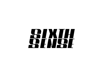 SIXTH SENSE branding design logo logodesign personalidentity typography