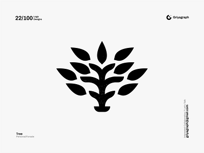 Tree Logo color creative design flat graphic icon idea leaf line logo minimal modern natural nature rounded simple symbol tree vector