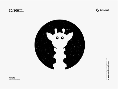 Girafee Logo animal branding branding and identity color creative design flat giraffe graphic icon idea identity line logo minimal modern rounded simple symbol vector