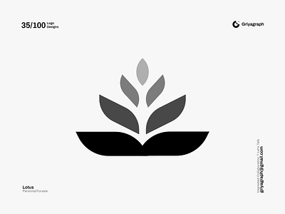 Lotus Logo beauty color creative design flat graphic icon idea line logo lotus minimal modern natural rounded sea simple symbol vector yoga