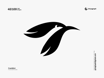 Fresh Bird Logo animal branding branding and identity color creative design flat fresh graphic icon idea line logo minimal modern rounded simple symbol vector