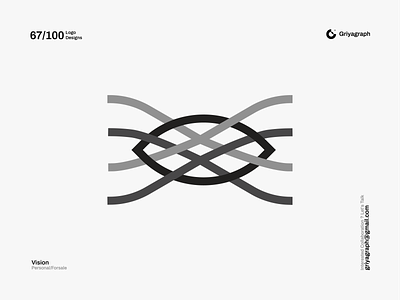 Vision Logo branding color creative design eye flat graphic icon idea identity line lineart logo minimal modern rounded simple symbol vector vision