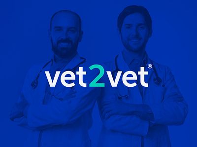 Vet2Vet - Strategy & Identity branding color design graphic design identity design logo minimal typography