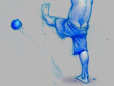Anatomy | Grenade Kick anatomy drawing grenade kick kid sketch study