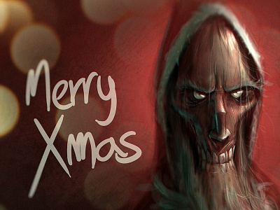 Merry Xmas from DEISIGN character creature illustration santa