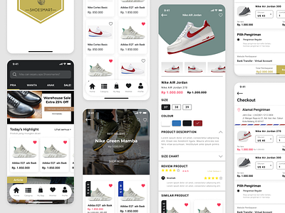 Shoesmart eCommerce app app application booking branding design ecommerce ecommerce app ecommerce design illustration interface iphone payment form shoes shoes app uiux uiuxdesign unsplash