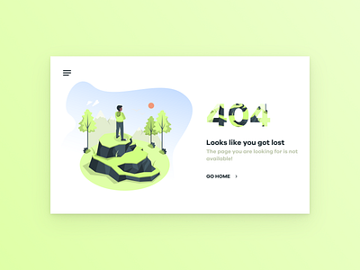 404 Page - DailyUI 008