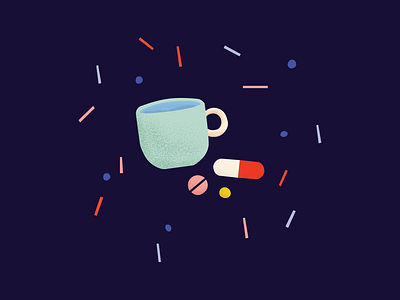 Pill Reminder Mobile App UI Illustrations