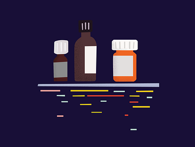 Pill Reminder Mobile App UI Illustrations animation app branding flat health health app illustration illustrator logo medicine medicine app pill pill reminder ux