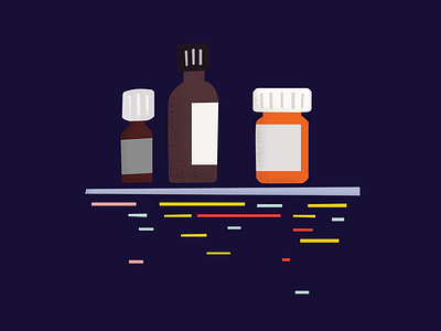 Pill Reminder Mobile App UI Illustrations
