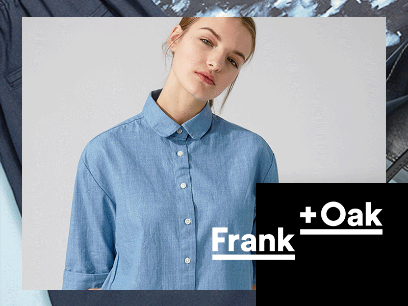 Frank And Oak add advertisement fashion graphic design
