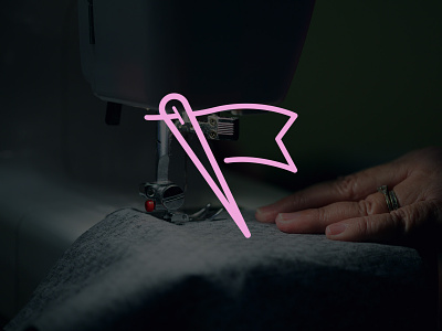 Sewcialist logo mark sewcoalist sewing sewing logo