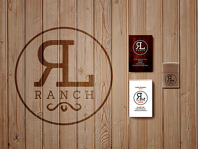 Rl Ranch Logo branding logo ranch rustic