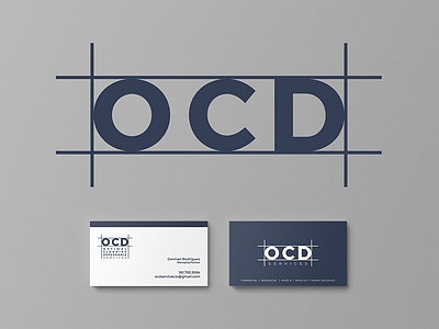 OCD Branding acronym branding initials logo ocd