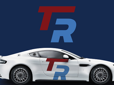 Track Focused Racing Logo branding concept logo racing speed sports car taco creative tfr