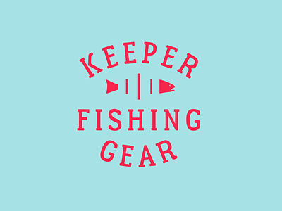 Keeper Fishing Gear branding fishing logo outdoors