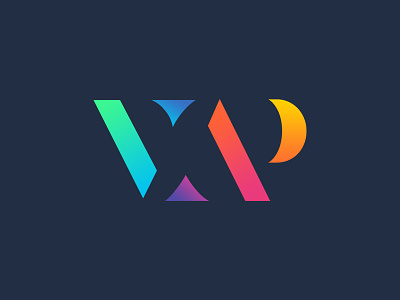 Vap Logo branding colorful gradient logo vap