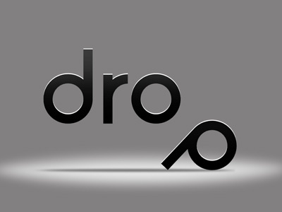 drop logo a concept drop fun having just logo with