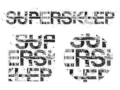 Lettering for Supersklep black brand design drawing fineliner handmade illustration ink lettering white