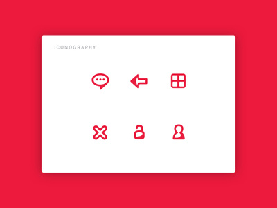 Mobile App - Iconography