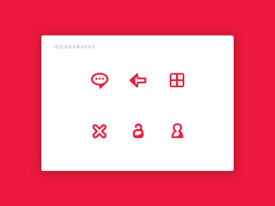 Mobile App - Iconography app branding design ecommerce iconography icons mobile motion ui ux