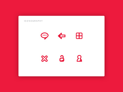 Mobile App - Iconography