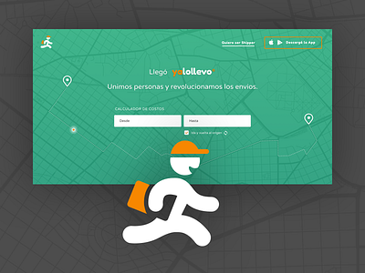 Yalollevo - Marketing Website brand delivery design landing page shipping startup ui ux website yalollevo