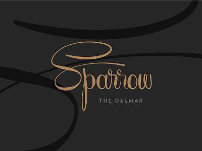 Sparrow | Lettering branding hand lettering icon identity illustrator lettering logo