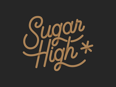 Sugar High | Dasher & Crank approved branding handlettering identity lettering logo