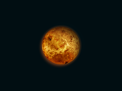 One Layer Style - Venus one layer planet space venus