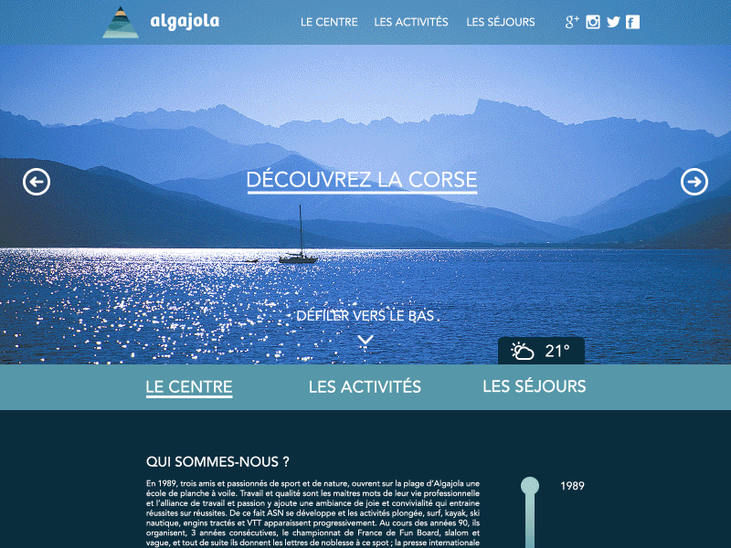 Algajola Web Centre