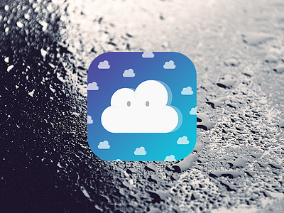 Icon iOS App Cloudy app cloud cloudy icon ios review weather