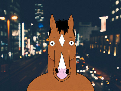 Bojack Horseman is in town bojack bojack horseman horse horseman joke
